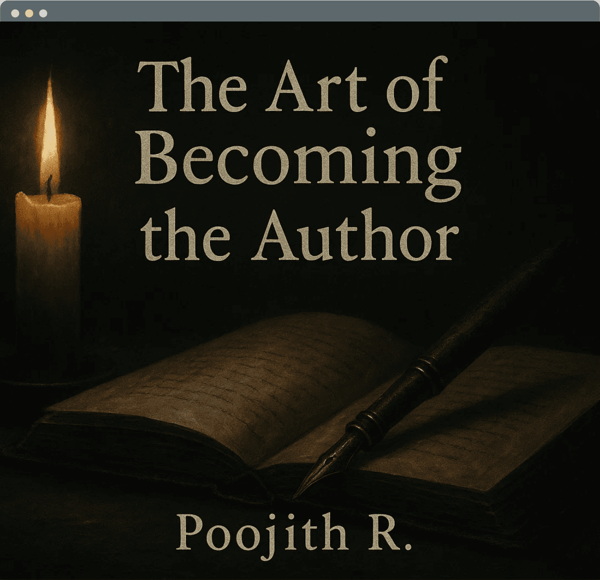The Art of Becoming the Author